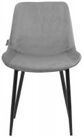 Esszimmerstuhl Victoria Samt grau 