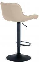2er Set Barhocker Minosa Kunstleder creme 
