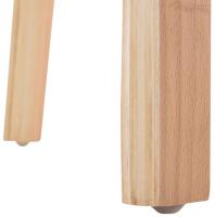 2er Set Stühle Kingston Stoff natura/blau 