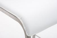 Barhocker Avola Leder Flach E78 weiß Barhocker Avola Leder Flach E78 weiß