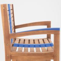 Teakbank Halden 120 cm mit Abdeckhaube teak 