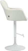 Barhocker Natoma Stoff weiß creme 