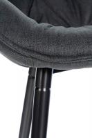 2er Set Barhocker Gibson Stoff  dunkelgrau 