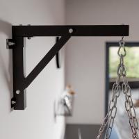 Boxsackhalterung Wand schwarz 
