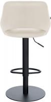 Barhocker HD Milet B Kunstleder creme 