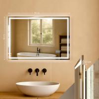 Badspiegel Jaffrey 50x70 ohne Bluetooth klarglas 