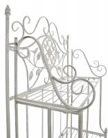 Standregal Flora antik weiß 