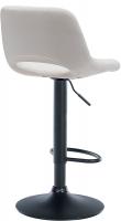 2er Set Barhocker Camden Samt schwarz creme 
