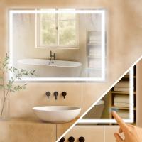 Badspiegel Jaffrey 60x80 ohne Bluetooth klarglas 