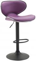 Barhocker Las Vegas V2  schwarz lila