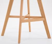 2er Set Barhocker Cannes Kunstleder natura weiß 