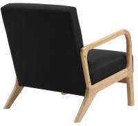 Sessel Hibbing Stoff schwarz 