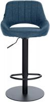 2er Set Barhocker HD Milet B Stoff blau 