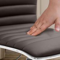Arbeitshocker Alamosa Kunstleder braun 