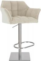 Barhocker Damaso E Cord creme 
