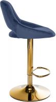 Barhocker Milet Samt gold blau 