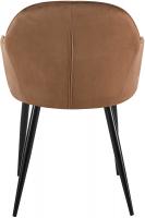 Esszimmerstuhl Boise Samt braun 