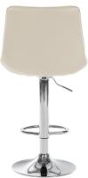 Barhocker Toni Kunstleder chrom creme 