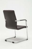 2er Set Besucherstuhl Seattle braun 