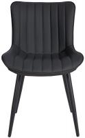 2er Set Stühle Largo Kunstleder schwarz 