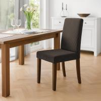 2er Set Esszimmerstuhl Ina Cord antik dunkel braun 