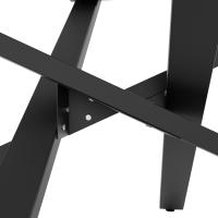 Tischbeine Jimmy 180x80x72 schwarz 