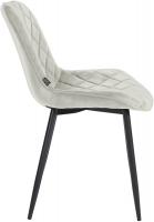 4er Set Stühle Springs Samt creme 