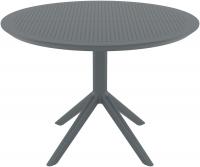 Tisch Sky rund 105 cm dunkelgrau 