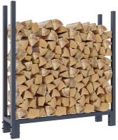 Kaminholzständer + Abdeckplane Martin 25x110x115 cm anthrazit 