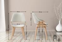 Esszimmerstuhl Vangale Stoff natura/creme