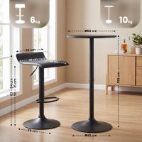 2er Bartisch Set Lumo schwarz 2er Bartisch Set Lumo schwarz