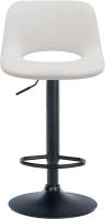2er Set Barhocker Camden Samt schwarz creme 