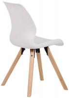 2er Set Stuhl Luna Kunststoff weiß 