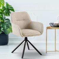 2er Set Stuhl Tipton Stoff taupe 2er Set Stuhl Tipton Stoff taupe