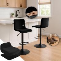 Barhocker Hover Samt B schwarz Barhocker Hover Samt B schwarz