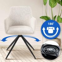 2er Set Esszimmerstuhl Olema Stoff creme 2er Set Esszimmerstuhl Olema Stoff creme