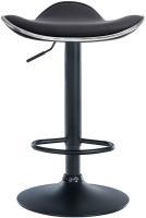 Barhocker Shanghai Kunstleder schwarz schwarz 