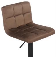 4er Set Barhocker Feni Samt braun 