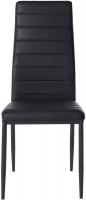 Esszimmerstuhl Mayfair Kunstleder schwarz 
