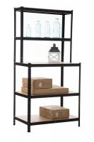 Steckregal inkl. Werkbank 2+3 schwarz