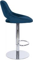 Barhocker HD Milet C Samt blau 