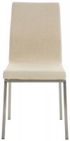 2er Set Esszimmerstühle Colmar Stoff creme 