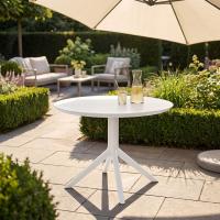 Tisch Sky rund 105 cm weiß 