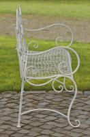 Gartenbank Tara antik weiß 