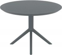 Tisch Sky rund 105 cm dunkelgrau 
