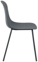 4er Set Stuhl Hardin dunkelgrau 