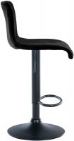 Barhocker Hover Samt B schwarz 