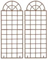 2er Set Rankgitter Viva antik braun