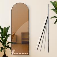 Spiegel Moline 150x50 cm schwarz-matt 