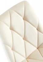 Esszimmerstuhl Clairton Samt creme 